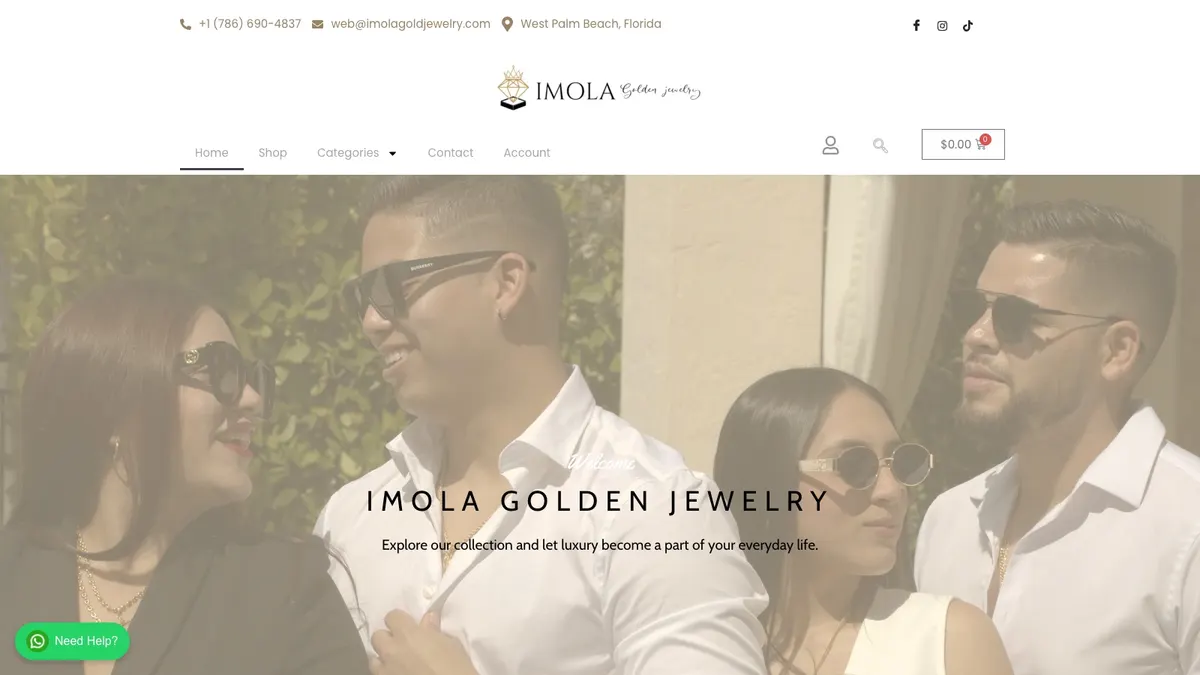 Imola Gold Jewelry — Online store