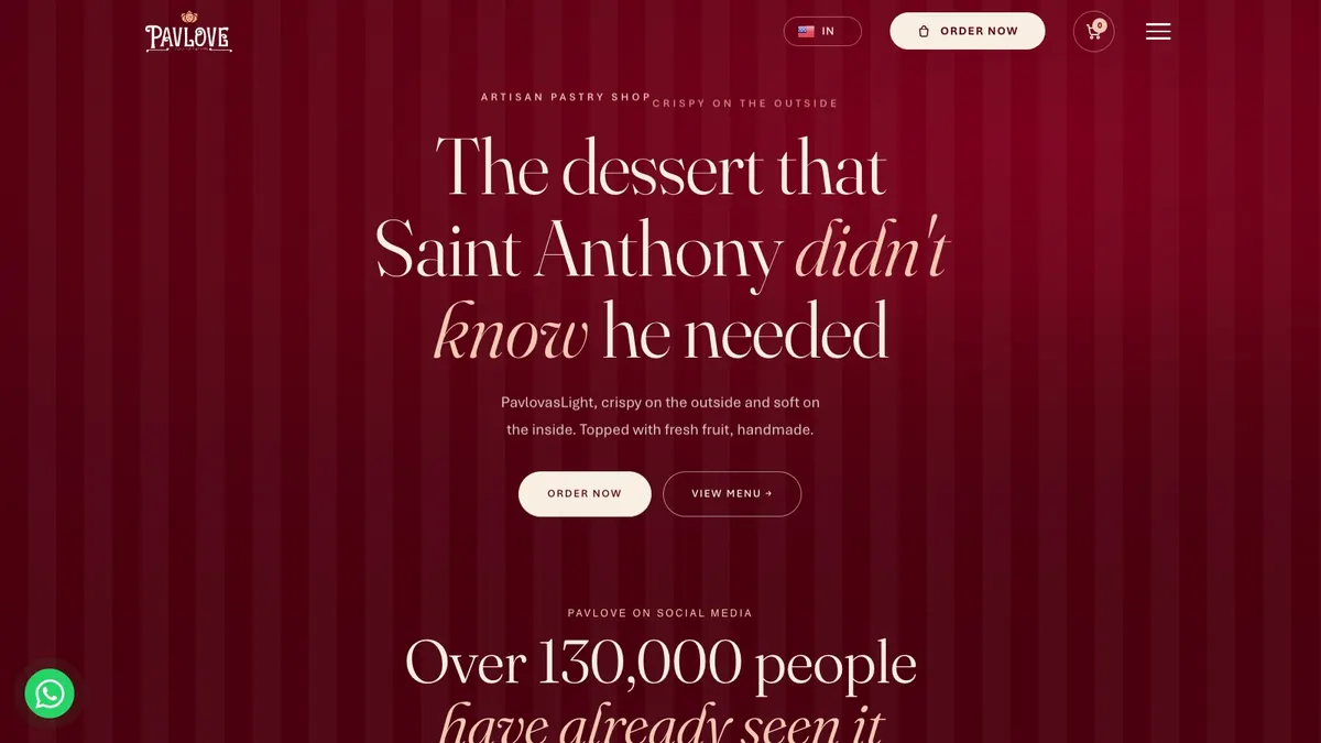 Pavlove — Online store