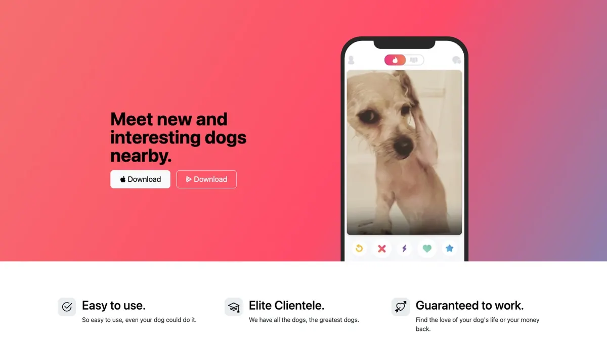TinDog — Website